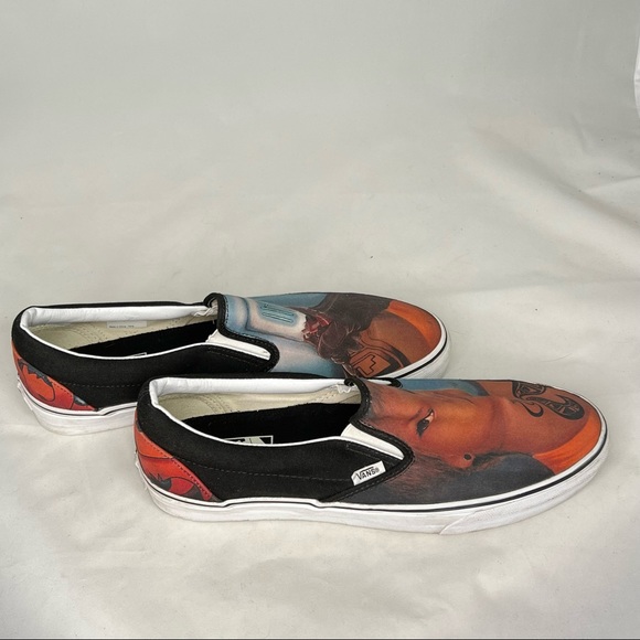 Vans Men’s “Inked” Tattoo Slip-On Sneakers Size 11.5 - Picture 3 of 10
